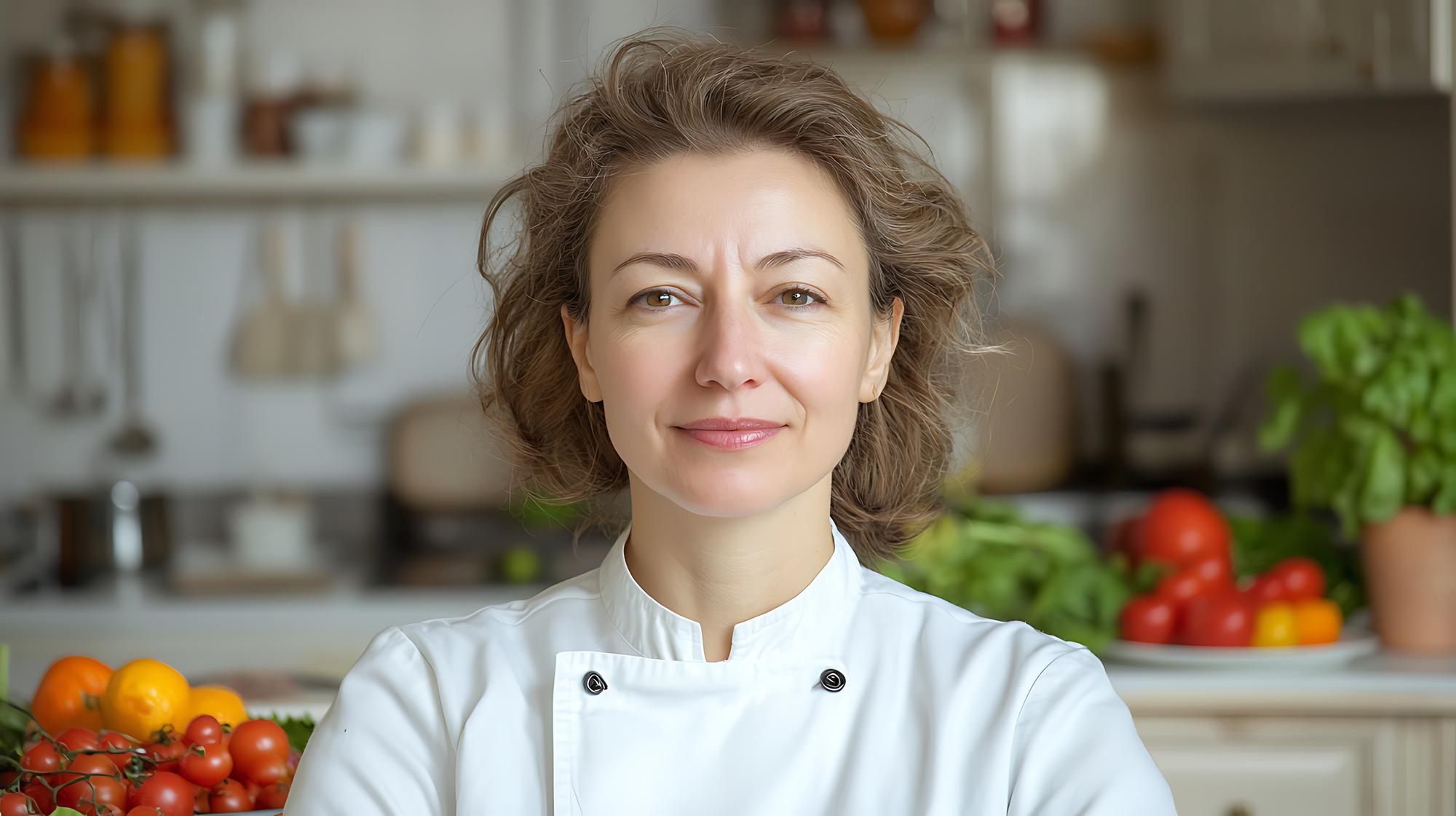Portrait of head chef Aiste